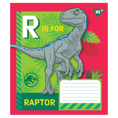 Зошит уч. "YES" 12арк.== /766206/ "Jurassic World"  (25/500)
