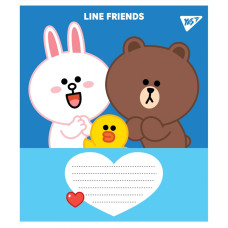 Зошит уч. "YES" 12арк.== /766203/ "Line Friends"  (25/500)