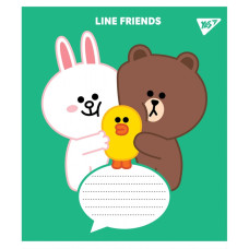 Зошит уч. "YES" 12арк.== /766203/ "Line Friends"  (25/500)