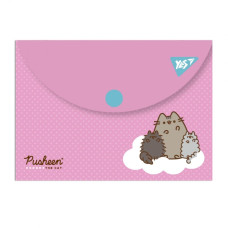 Папка-конверт на кнопці B7 "Yes" /492263/ "Pusheen" (10/200)