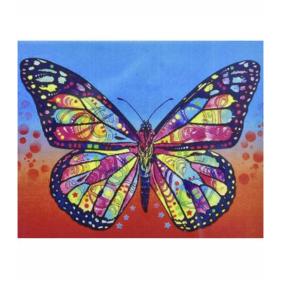 Алмазна мозаїка "JO" /GB72271/ "Метелик" рулон, 30*40см
