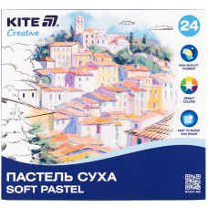 Пастель суха "KITE" /K-201-24/ 24 кол. "Creative" (1/12/48)