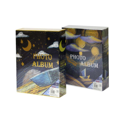 Фотоальбом 13*18см 200фото /9591/ в коробці 23,5*29,8*5,5см Зоряне небо
