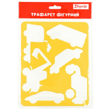 Трафарет "1В" /940363/ пластиковий "Види транспорту 2"  20х16 (1/10/120)