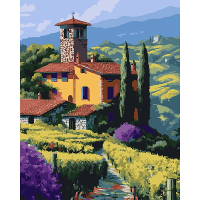 Картина за номерами "SANTI" /955749/ "Тоскана", 40*50см