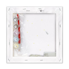 Картина за номерами "SANTI" /955037/ "Line Friends. Браун та серденько", 25*25см, LED підсвітка