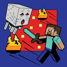 Картина за номерами "SANTI" /954393/ "Minecraft. Стів та Гаст", 25*25см, LED підсвітка Картина за номерами "SANTI" /954393/ "Minecraft. Стів та Гаст", 25*25см, LED підсвітка