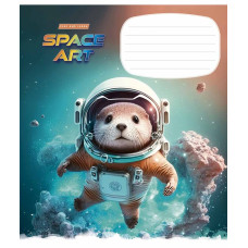 Зошит уч. "Star" 12арк.# /3406K/ "Space Art" ВД-лак (нейт) (30/360)