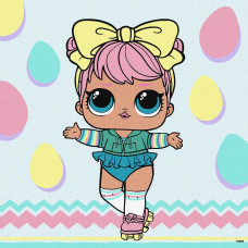 Картина за номерами "Ідейка" /KHO1226/ "LOL Surprise! Spring Bling DAWN" 30*30см