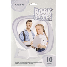 Плівка самоклеюча для книг "Kite" /K20-307/, 38*27 см, 10 шт., прозора (1/40)