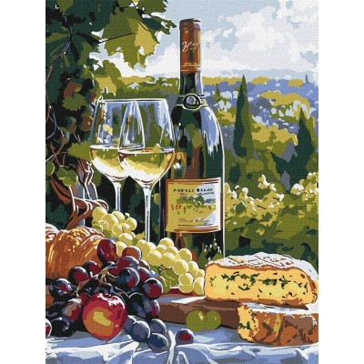 Картина за номерами "Ідейка" /KHO5708/ "Смак шардоне" 30*40см