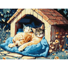Картина за номерами "Ідейка" /KHO6695/ "Тихий час" 30*40см