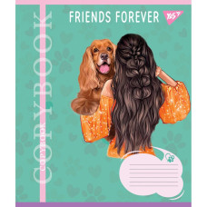 Зошит уч. "YES" 18арк.== /766992/ "Friends forever" (25/400)