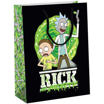 Пакет подарунковий "Kite" /RM24-266/ 26х32см, Rick & Morty (5/140)