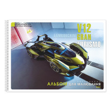 Альбом для малювання "Бріск" А4/50арк.пруж.(100г/м.кв) САВ-4 (4/56)