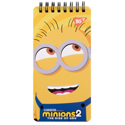 Блокнот 80х160/60 подвійна спіраль "YES" /151767/ "Minions" (1/30/60)