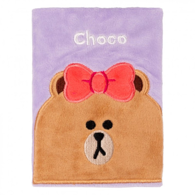 Блокнот пухнастий А6/80 == "YES" /151746/ "Line Friends" Choco (1/12/24)