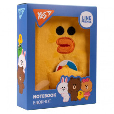 Блокнот пухнастий А6/80 == "YES" /151748/ "Line Friends" Sally (1/12/24)