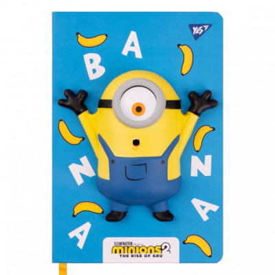 Блокнот-сквіш А5/128 #== "YES" /151789/ "Minions" твердий  (1/12/24)