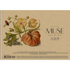 Скетчбук А4/30арк. "MUSE" /PB-SC-030-319/ КРАФТ.обкл. (150г/м2) Пруж. бок (6/36)