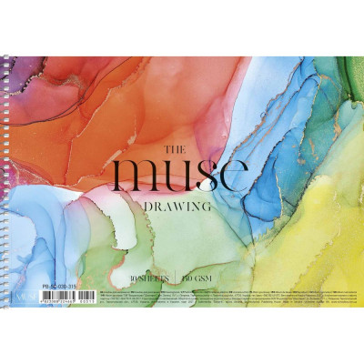 Скетчбук А4/30арк. "MUSE" /PB-SC-030-315/ карт. обкл. (150г/м2) Пруж. бок (1/36)