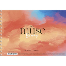 Скетчбук А4/30арк. "MUSE" /PB-SC-030-315/ карт. обкл. (150г/м2) Пруж. бок (1/36)