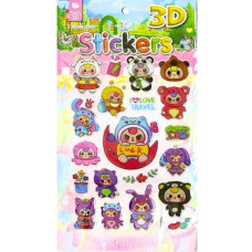 Наліпки "WB" /HR88-017/ м'які пластик15*28см baby Three (20)
