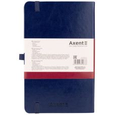 Блокнот "Axent" /8202-02-A/ Partner Lux, 125*195/96арк, кл, синя (1/18)