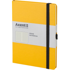 Блокнот "Axent" /8305-08-A/ Partner Prime, 145*210/96арк, кліт, жовта (1/18)