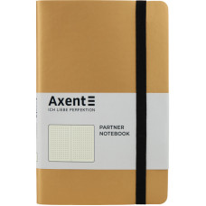 Блокнот "Axent" /8312-35-A/ Partner Soft, 125*195/96арк, крап, золотиста (1/18)