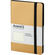 Блокнот "Axent" /8312-35-A/ Partner Soft, 125*195/96арк, крап, золотиста (1/18)