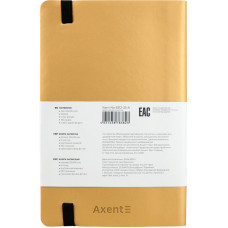 Блокнот "Axent" /8312-35-A/ Partner Soft, 125*195/96арк, крап, золотиста (1/18)
