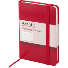 Блокнот "Axent" /8301-03-A/ Partner, 95*140/96арк, кліт, черв (1/24)