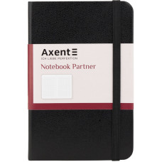 Блокнот "Axent" /8301-01-A/ Partner, 95*140/96арк, кліт, чорна (1/24)