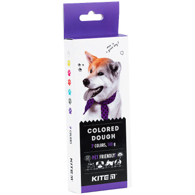 Тісто для ліплення "Kite" /K22-136/ 7кол*20 г "Kite Dogs" (1/43/49)
