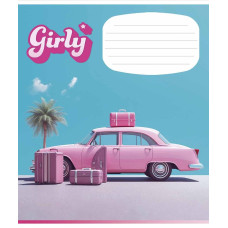 Зошит уч. "Star" 12арк.== /3330L/ "Girly (Дівчачі штучки)" ВД-лак (дівчинка) (30/360)