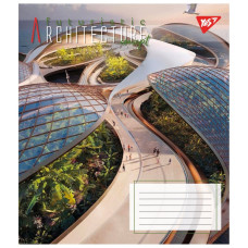 Зошит уч. "YES" 24арк.== /767042/ "Futuristic architecture" (20/320)