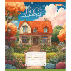 Зошит уч. "1В" 24арк.== /767028/ "House colorful" (20/320)