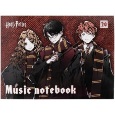 Зошит для нот А5/20арк "Kite" /HP25-405/ Harry Potter (1/10)
