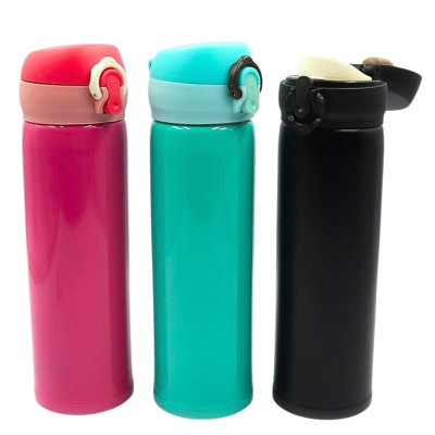 Пляшка-термос для води "JO" /YW-523/ "Classic" 500ml,  подвійна стінка, мікс