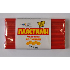 Пластилін "TRAVEL KIDS" восковий /333103/TK/ червоний 30г (12/48)