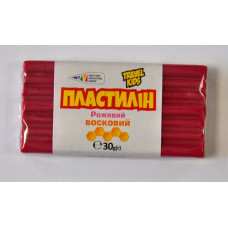 Пластилін "TRAVEL KIDS" восковий /333111/TK/ рожевий 30г (12/48)