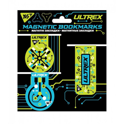 Закладка-магніт "Yes" /707619/ "Ultrex" 3 шт (1/10/50)
