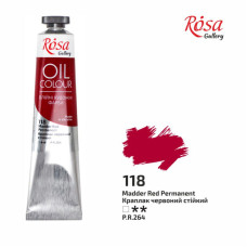 Фарба олійна "ROSA Gallery" /118/ Краплак червоний стійкий, 45мл (1/4) Фарба олійна "ROSA Gallery" /118/ Краплак червоний стійкий, 45мл (1/4)