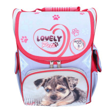 STOCK Ранець "CLASS" /9705/ "Lovely Pets",2 від.,34*26*14см  (1/4)