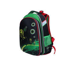 STOCK Ранець "CLASS" /9724/ SchoolCase, "Bike",2 від.,39*28*21см  (1/4)