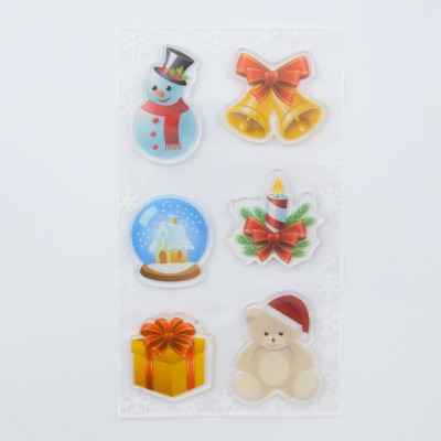 Наклейка Новорічна "ANGEL GIFTS" /B-8364/ 20*20см (12)