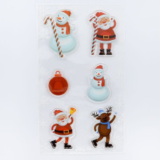 Наклейка Новорічна "ANGEL GIFTS" /B-8364/ 20*20см (12)