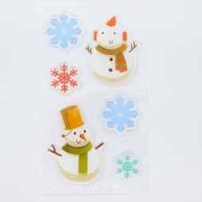 Наклейка Новорічна "ANGEL GIFTS" /B-8364/ 20*20см (12)