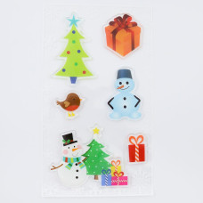 Наклейка Новорічна "ANGEL GIFTS" /B-8364/ 20*20см (12)